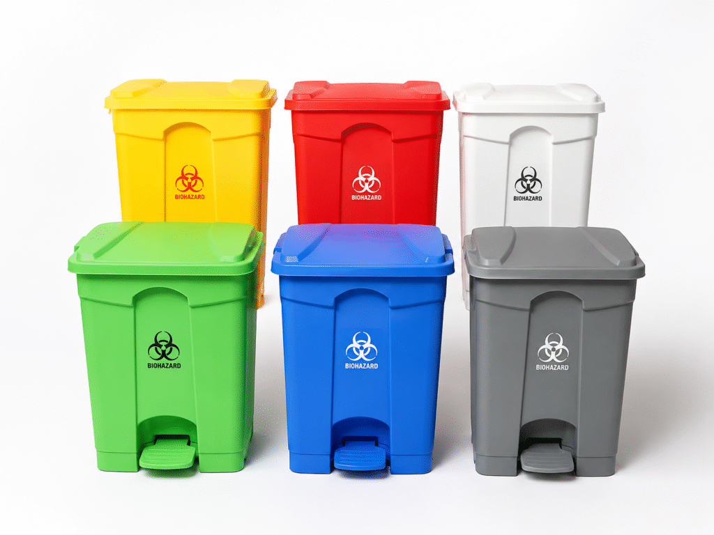 biohazard medical bins