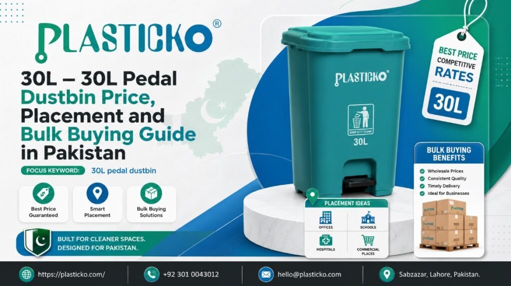 30L pedal dustbin
