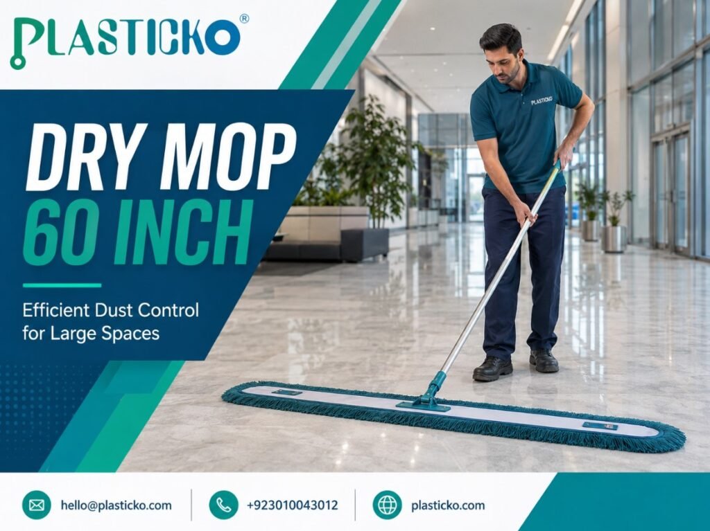 Dry Mop 60 Inch for Large Commercial Floors