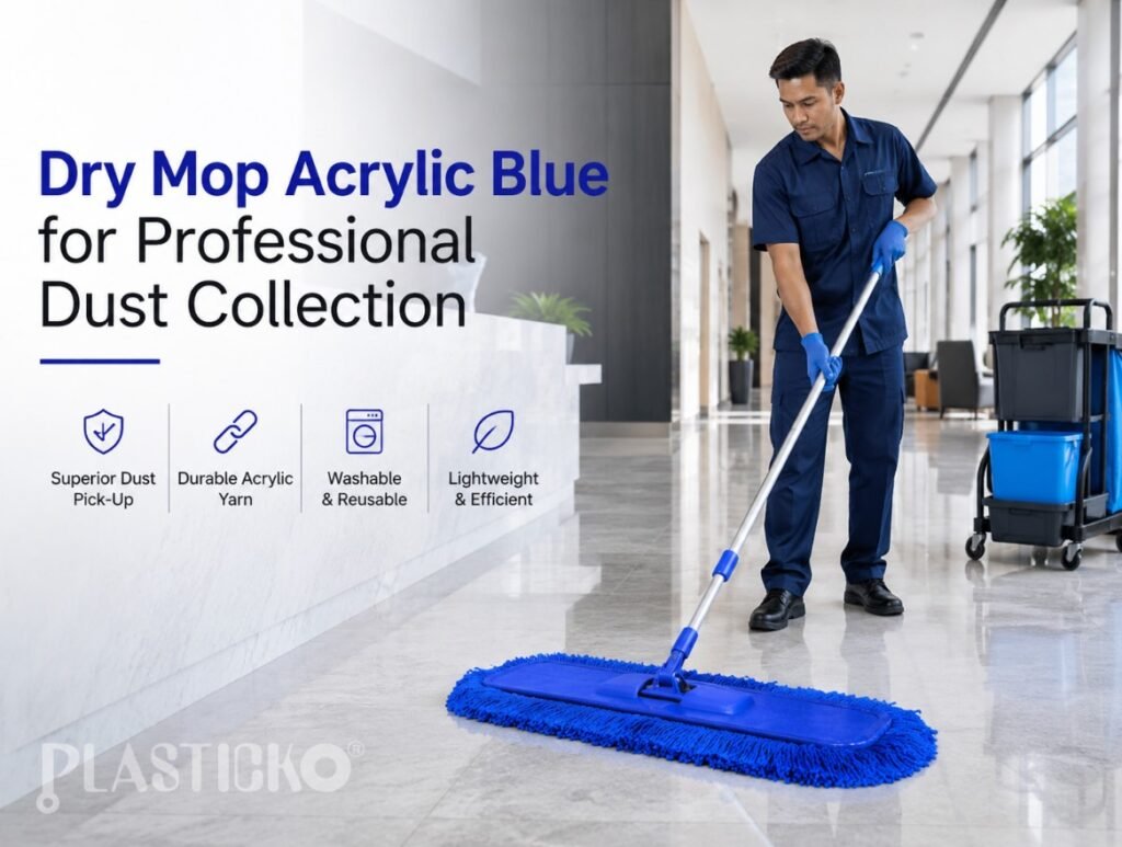 Dry Mop Acrylic Blue