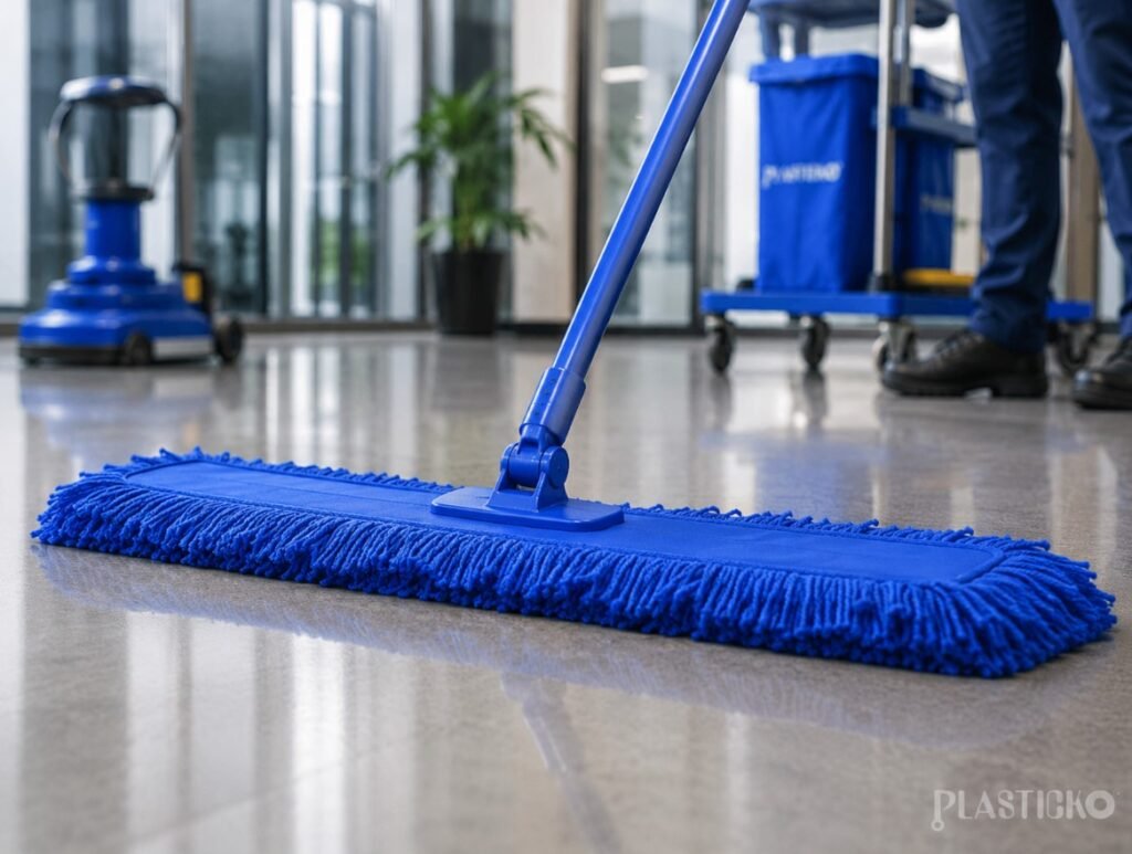 Dry Mop Acrylic Blue