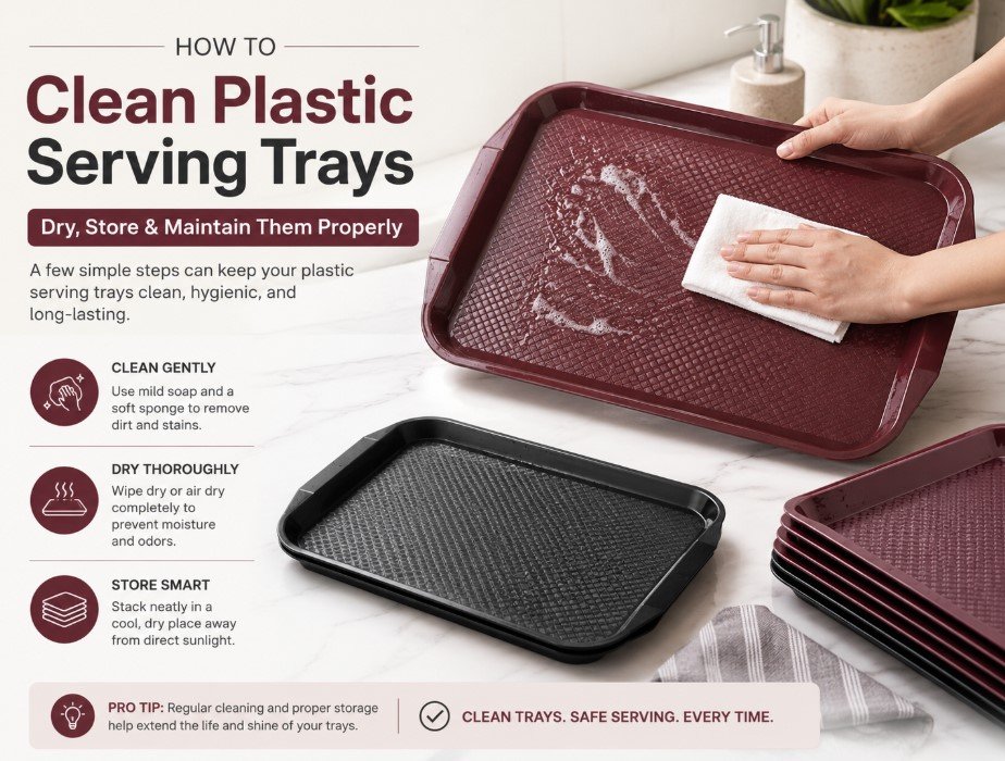 Plastic Serving Lucky Tray