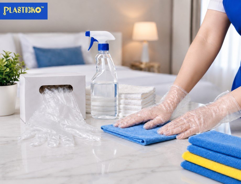Polythene Gloves
