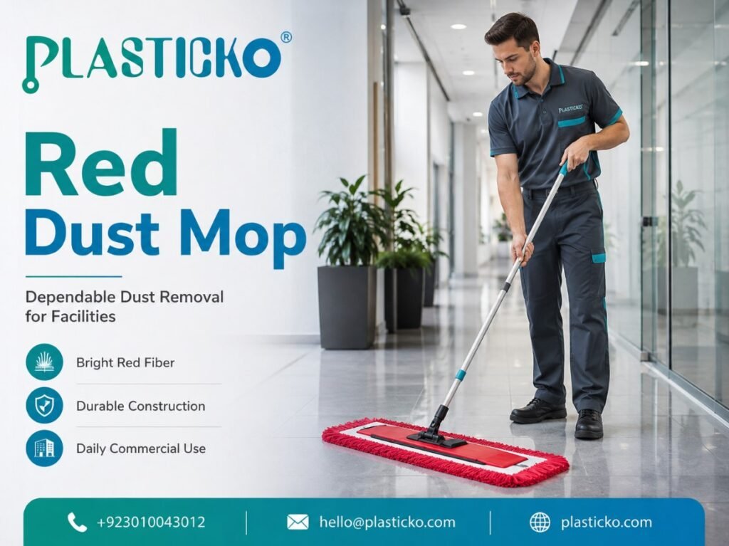 Red Dust Mop